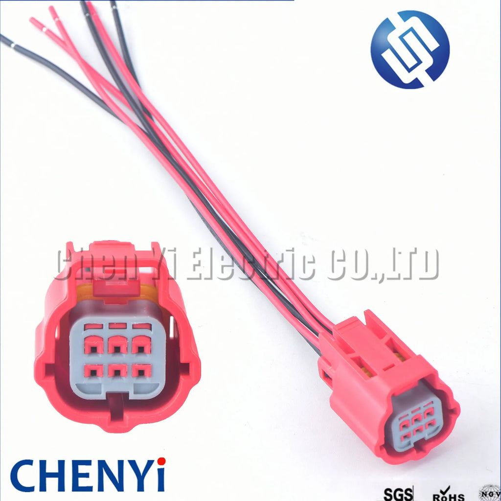 6 Pin Car OBD Diagnostic Plug Auto Universal Socket JST MWT Series OBDII Connection System Automotive Connector for Motorcycles