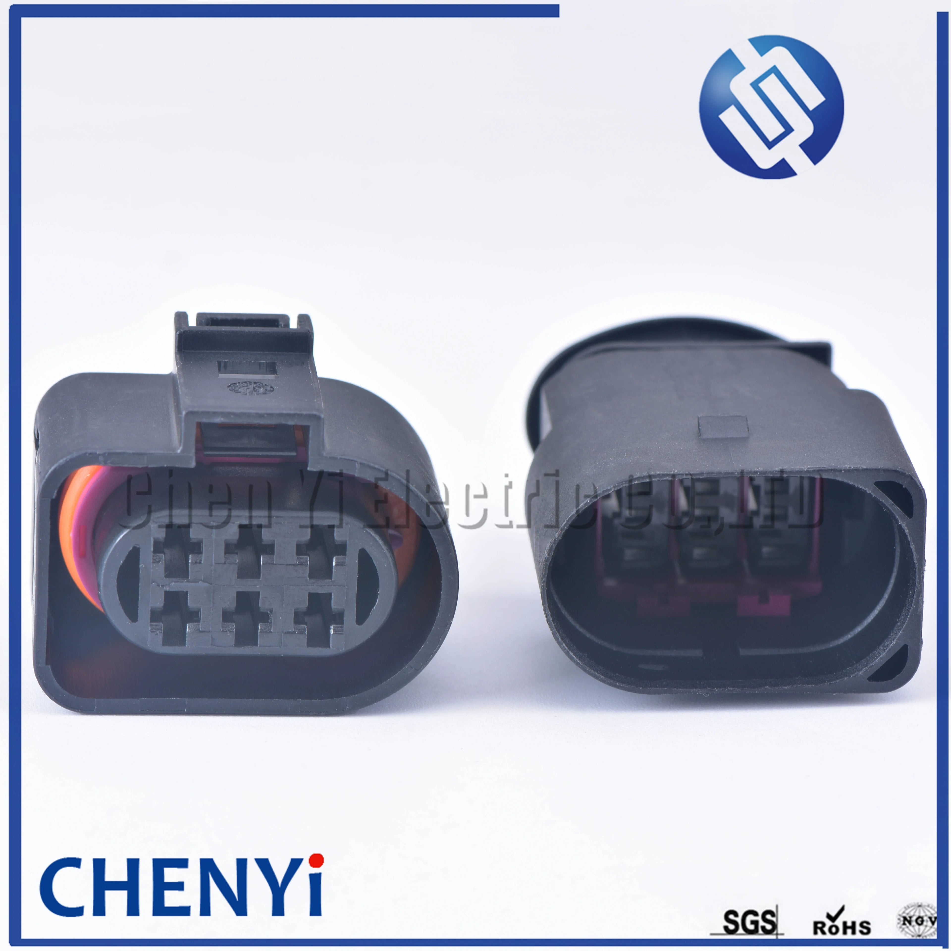 6 Pin 3.5mm 1J0973733 female or male Auto waterproof connector plug LSU 4.2 Oxygen Sensor Connector 1J0973833 1J0 973 733