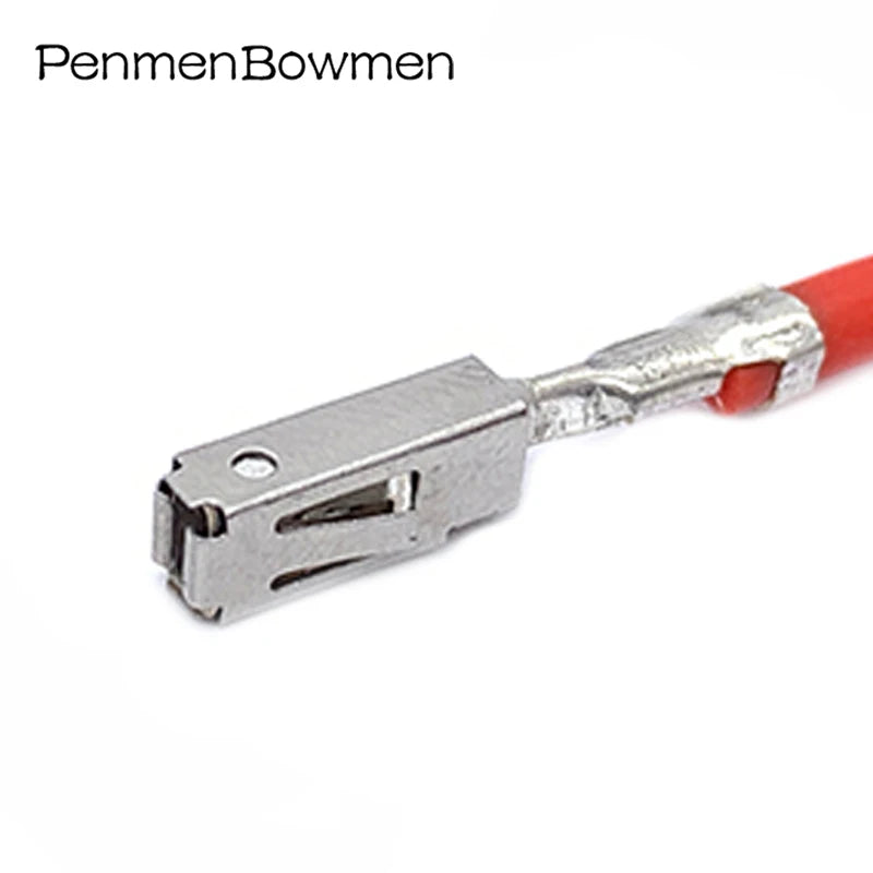 10 Pcs 2.8mm Auto Wire Crimping Terminal Metal Splice Spring Pins Contacts for Electronic Connector with Cable 1-968849-1