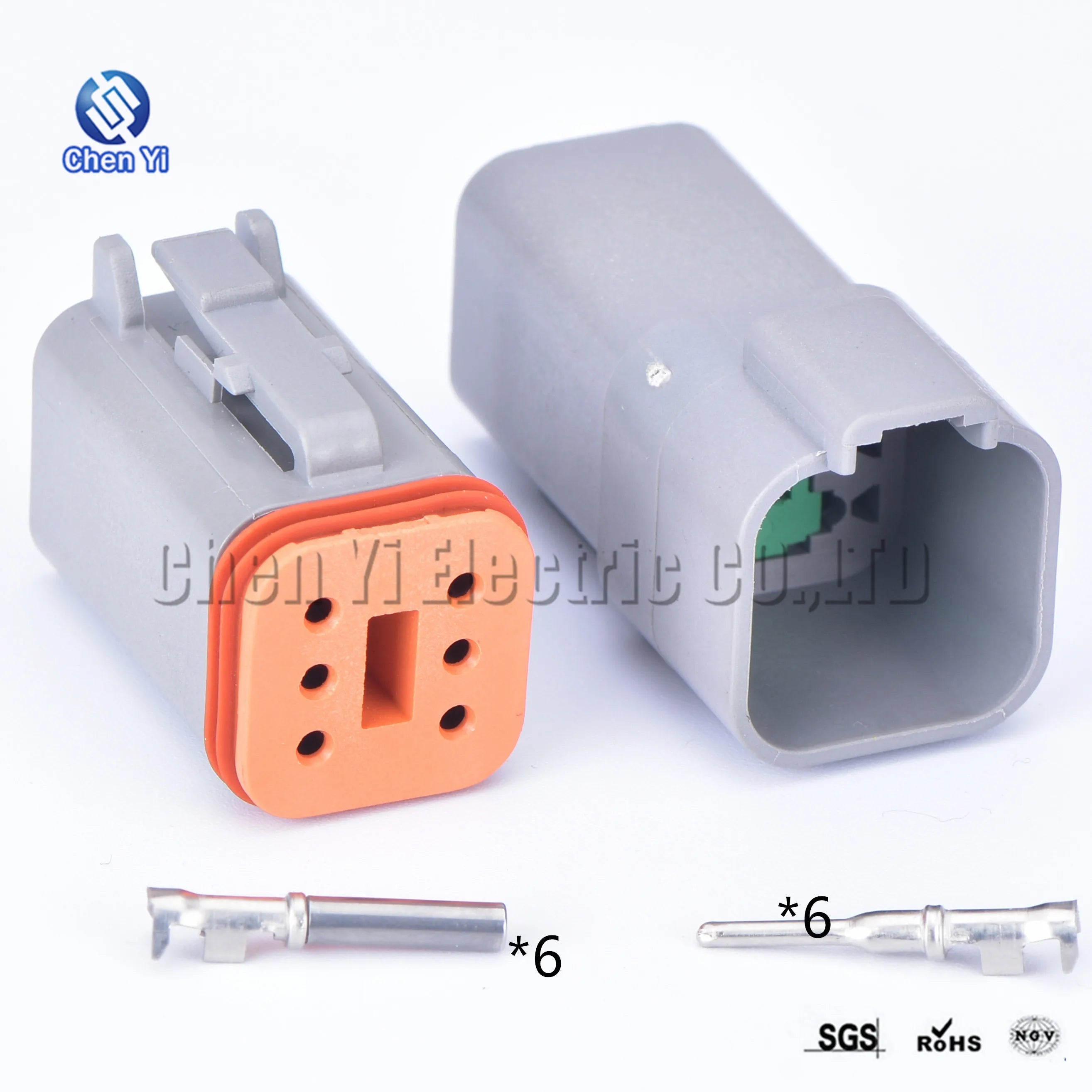 Deutsch DT connector DT06-2S/DT04-2P/DT06-3S/DT04-3P/DT06-4S/DT04-4P 6P 8P 12P Auto Waterproof Connector Automotive Sealed Plug