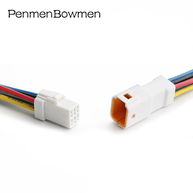 1 Set 2 3 4 6 8 Pin JWPF 0.7mm Car Micro Butt Electrical Connector Waterproof Female Male Wire Harness Plug for Benz BMW JST-02T