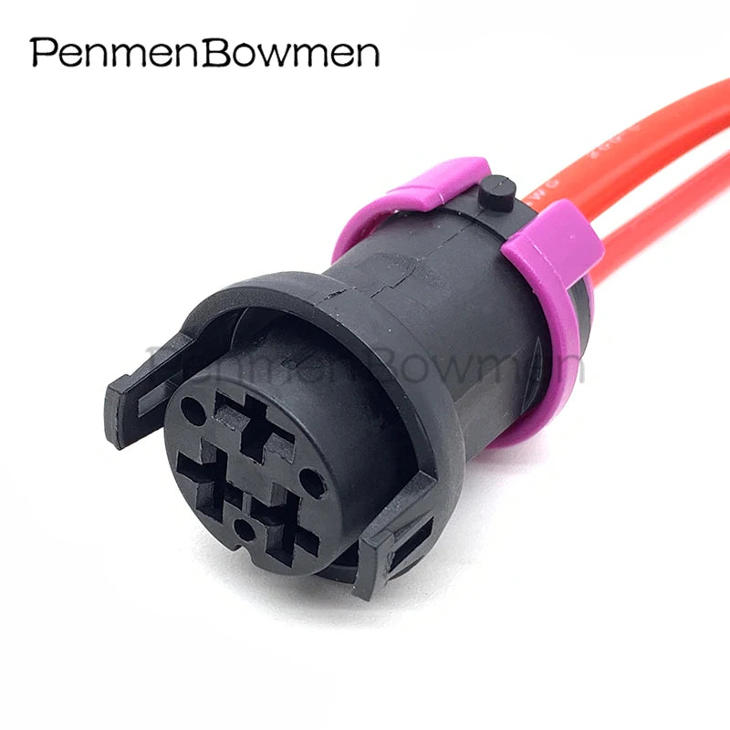 1 Set 3 Pin Car Circular Fog Lamp Female Plug Electrical Cable Connectors Wire Harness for Toyota Mazda 813972928 813972927