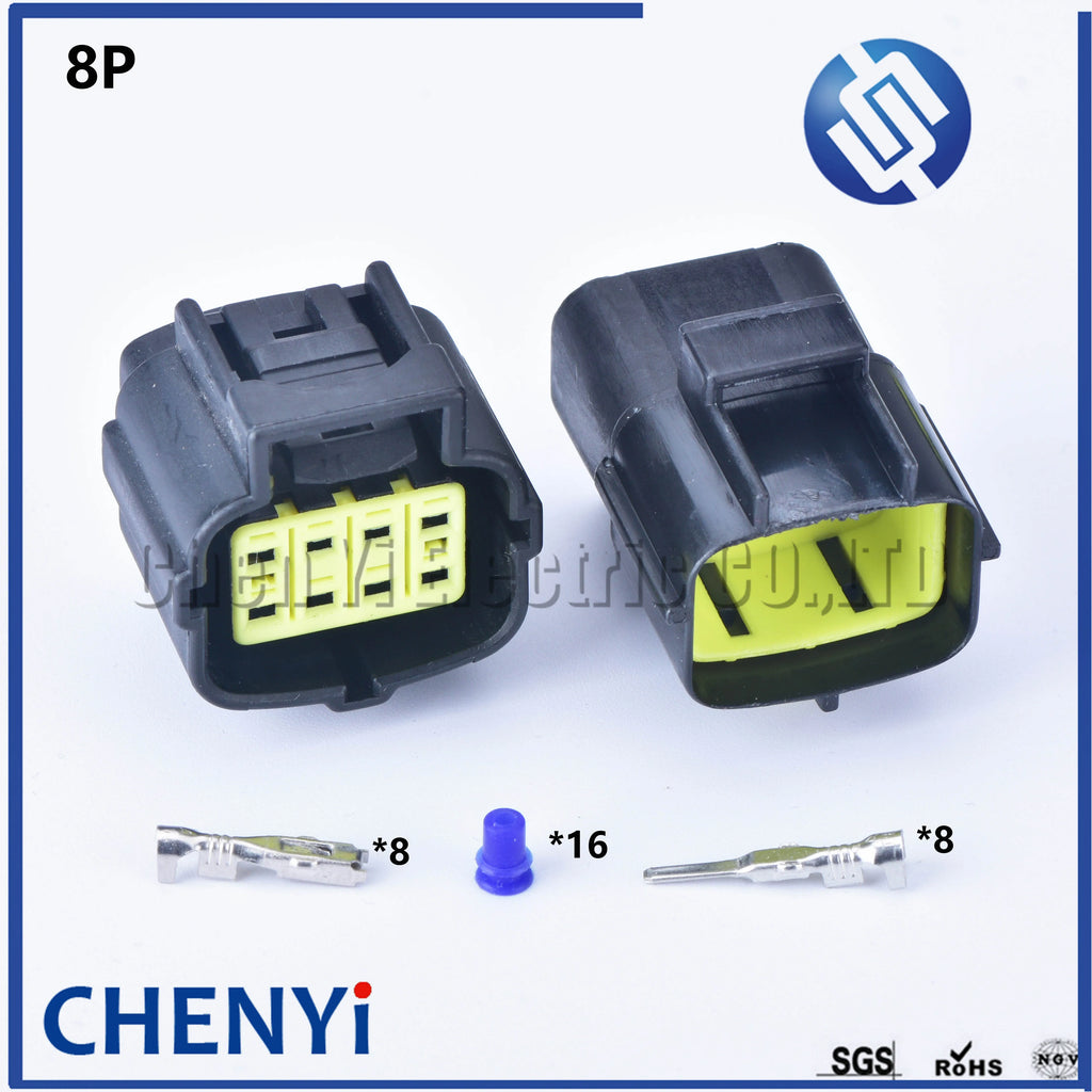 1/2/3/4/6/8/10/12/16 Pin Waterproof Connector Electrical Plug Car Auto Sealed Truck Harness Socket 174879-2 174877-2