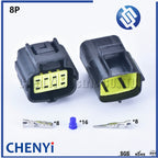 1/2/3/4/6/8/10/12/16 Pin Waterproof Connector Electrical Plug Car Auto Sealed Truck Harness Socket 174879-2 174877-2