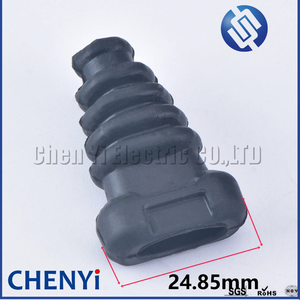5 Pcs 2 3 4 5 6 7 8 Pins Waterproof Automotive Wire Connector Cover Rubber dustproof silicone sleeve For Connector plug Socket