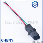 3 pin male or female waterproof automotive connector harness 211PL032S0049 211PC032S0049 For PSA Peugeot Citroen Headlight