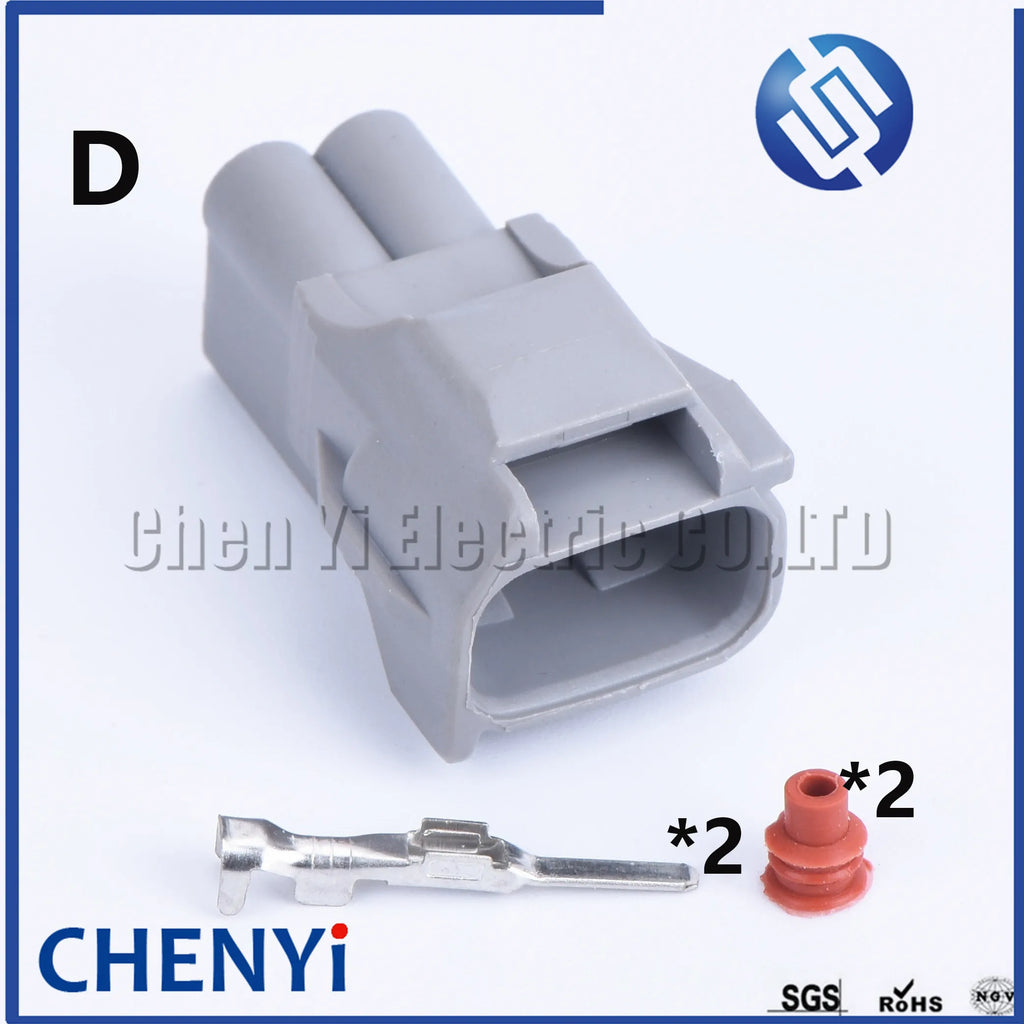 2 Pin Ignition Coil Connector Plug For Toyota Accent 1.6L Elantra J3 1JZ-GTE 2JZ-GTE 90980-10901 90980-10899 7283-7023-10