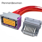 1 Set 24 Pin Auto FCI Oil Gas Computer Board ECU Electrical Cable Connectors Wire Harness Plug HCCPHPE24BKA90F 211PC249S0005