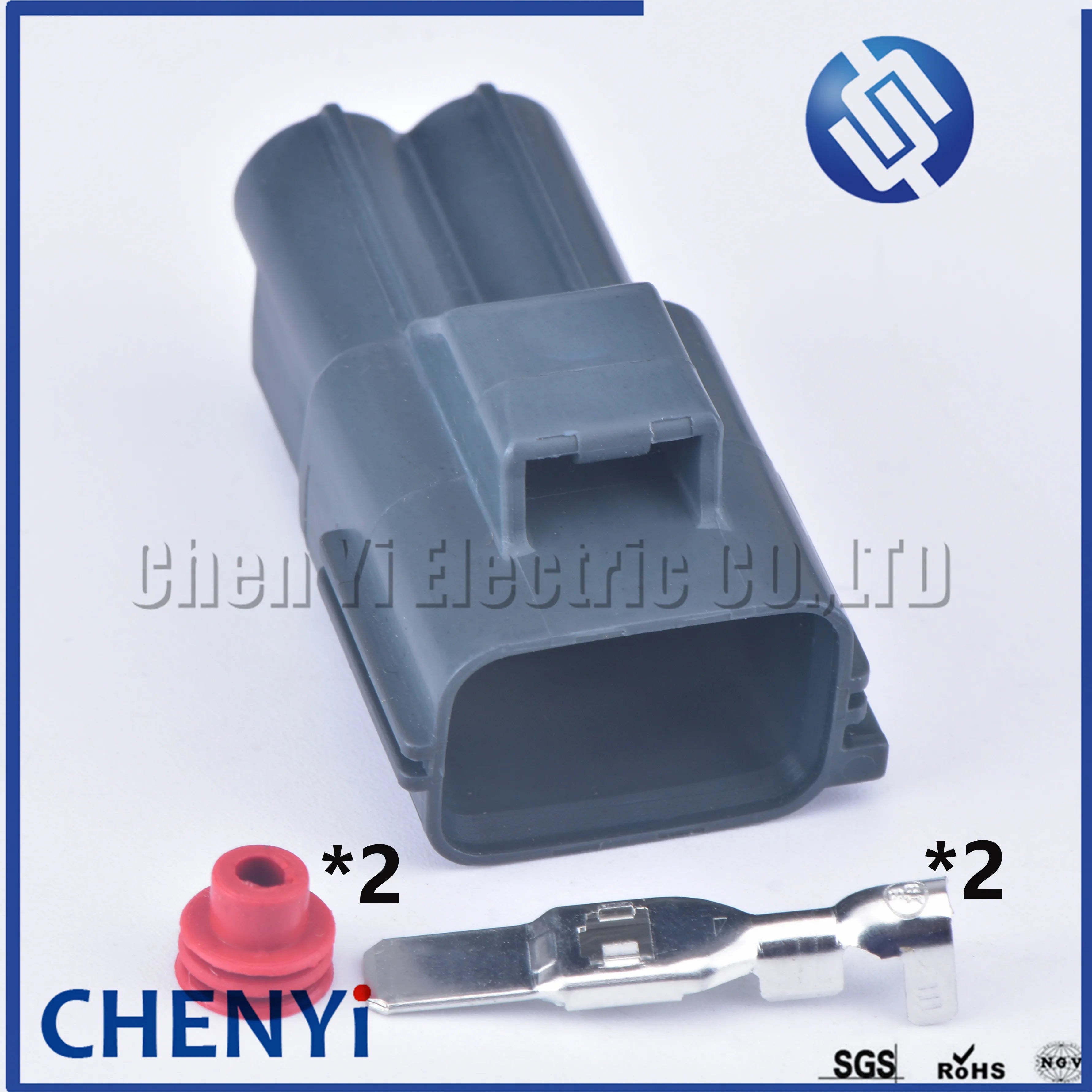 2 Pin Auto Waterproof Connector Water Tank Electronic Fan Controller Cooling Fan Module Regulator Plug 7283-5596-10 7282-5596-10