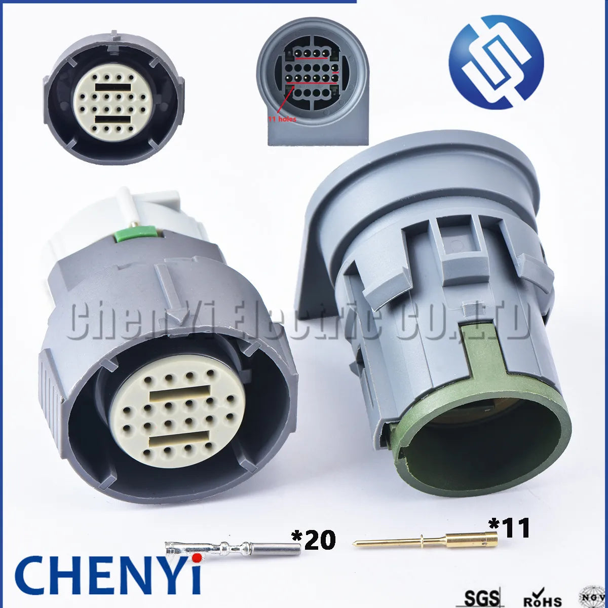20 Pin female 11 Pin male Auto Urea Pump Plug 13603422 13603408 For Transmission GM LS1 LS6 perkins 1300 injector Connector