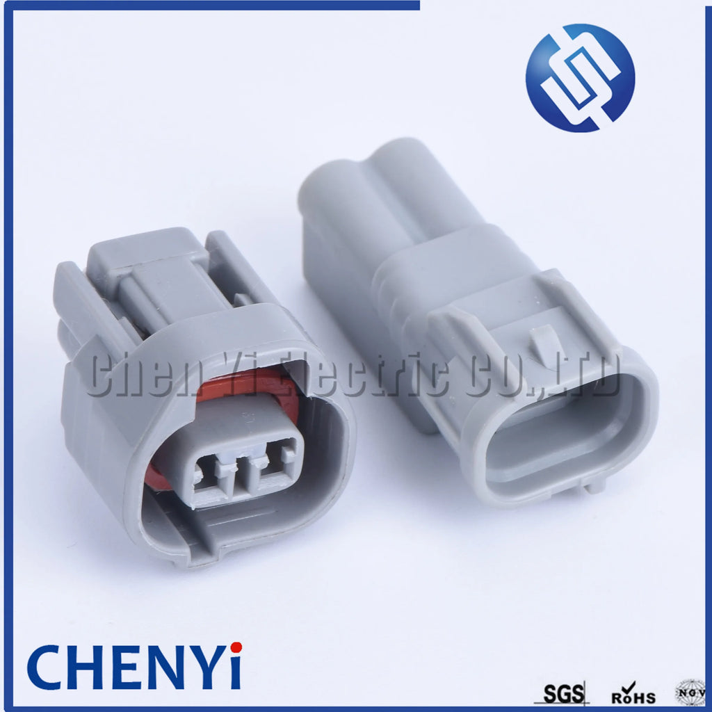 2 Pin auto waterproof connector Fog lamp tail lamp plug air conditioning compressor pump socket 6189-0239 6189-0249 90980-11156