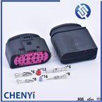 14 Pin Car Xenon Headlight Lamp Plug Connector Socket Housing Automotive waterproof connector 1J0973737 1J0973837 1J0 973 737
