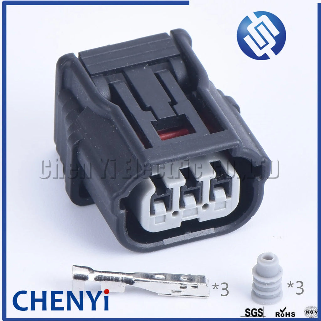 3 pin waterproof sealed connector female HX 040 Head Lamp Light Socket auto connector 6188-4775 6189-7037 For Honda