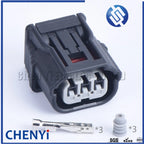 3 pin waterproof sealed connector female HX 040 Head Lamp Light Socket auto connector 6188-4775 6189-7037 For Honda