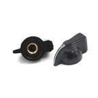 5Pcs 6mm Useful Shaft Hole Dia Bakelite Potentiometer Pot Pointer Knobs Caps