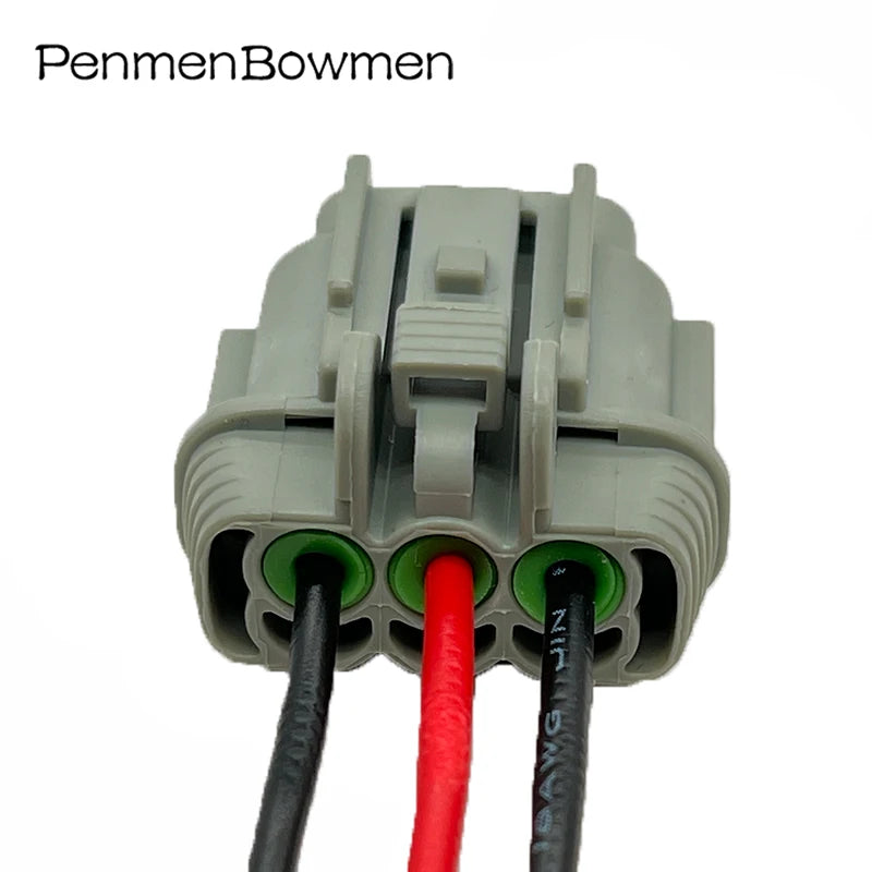 1 Set 3 Pin Car Headlamp Light Taillight Electrical Cable Connectors Wire Harness Plug PB295-03120 For Nissan 6185-0869