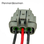 1 Set 3 Pin Car Headlamp Light Taillight Electrical Cable Connectors Wire Harness Plug PB295-03120 For Nissan 6185-0869