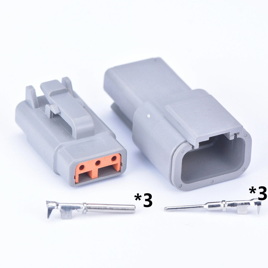 DTM connectors For Deutsch DTM06-2S 3S 4S 6S 8S/DTM04-2P 3P 4P 6P 8P 12P Male Female Waterproof Connector Automotive Sealed Plug