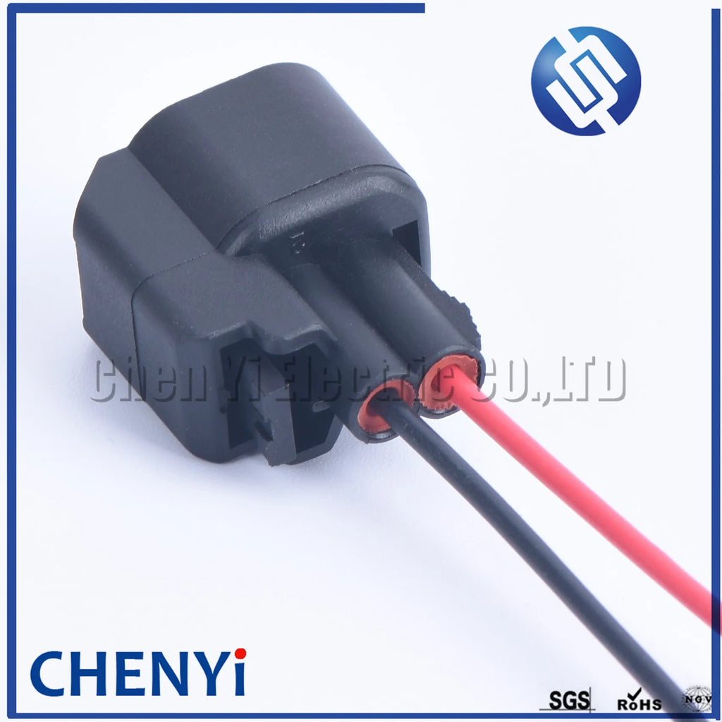 2 Pin auto waterproof connector USCAR EV6 EV14 Fuel Injector wiring Plugs Clips Pigtail Cut &splice Harness for Ford LS2 LS3 LS7