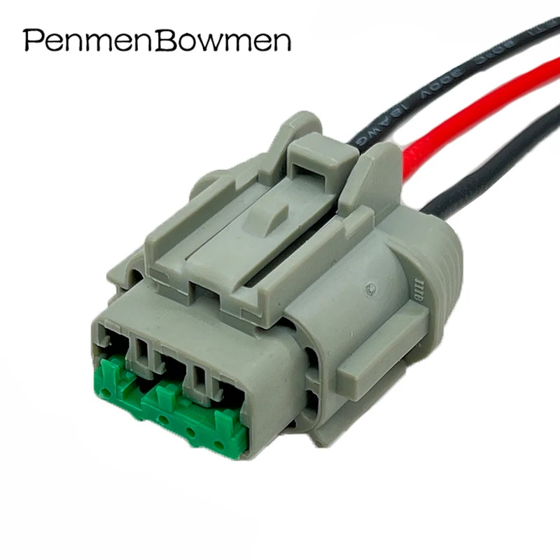 1 Set 3 Pin Car Headlamp Light Taillight Electrical Cable Connectors Wire Harness Plug PB295-03120 For Nissan 6185-0869