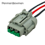 1 Set 3 Pin Car Headlamp Light Taillight Electrical Cable Connectors Wire Harness Plug PB295-03120 For Nissan 6185-0869