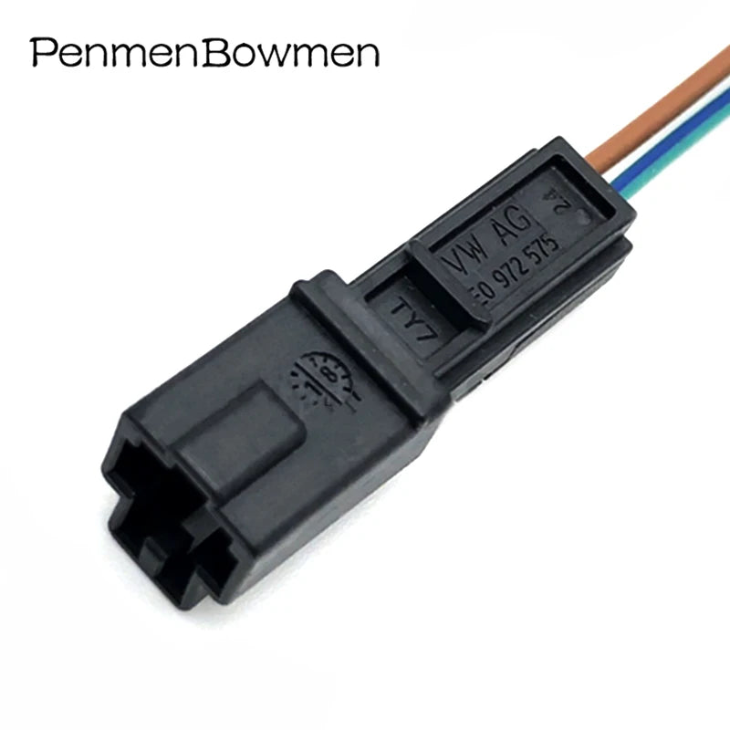 1 Set 2 Pin 4E0972575 Auto License Plate Light Plug Female Male Electronic Connector Wire Harness For 8W0971832
