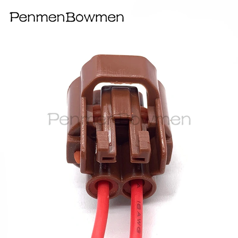 1 Set 2 Pin Car Temperature Electrical Cable Connectors Female Wire Harness Plug for Toyota Mazda 6189-0033