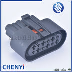 Black 12 pin wire socket automotive waterproof connector female 1.5/3.5 wiring auto connector automotive electrical connector