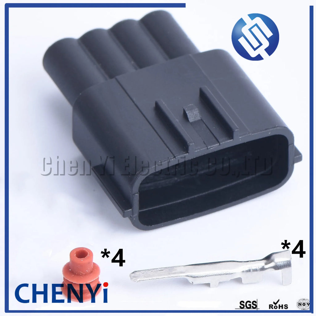 2 set 4 Pin male or female oil pump Plug Alternator Repair Connector oxygen sensor plug For Nissan 6098-0144