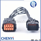 8 Pin HP285-08021 Auto Waterproof 8 Pin female to 8 Pin Male Pigtail Connector Socket HP281-08020 HP291-08100 for Hyundai