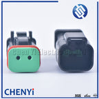 Black 2 Pin excavating machinery Heavy Industry Machinery headlight boom light Wire Harness Plug DT06-2S DT04-2P A B C D 4 types