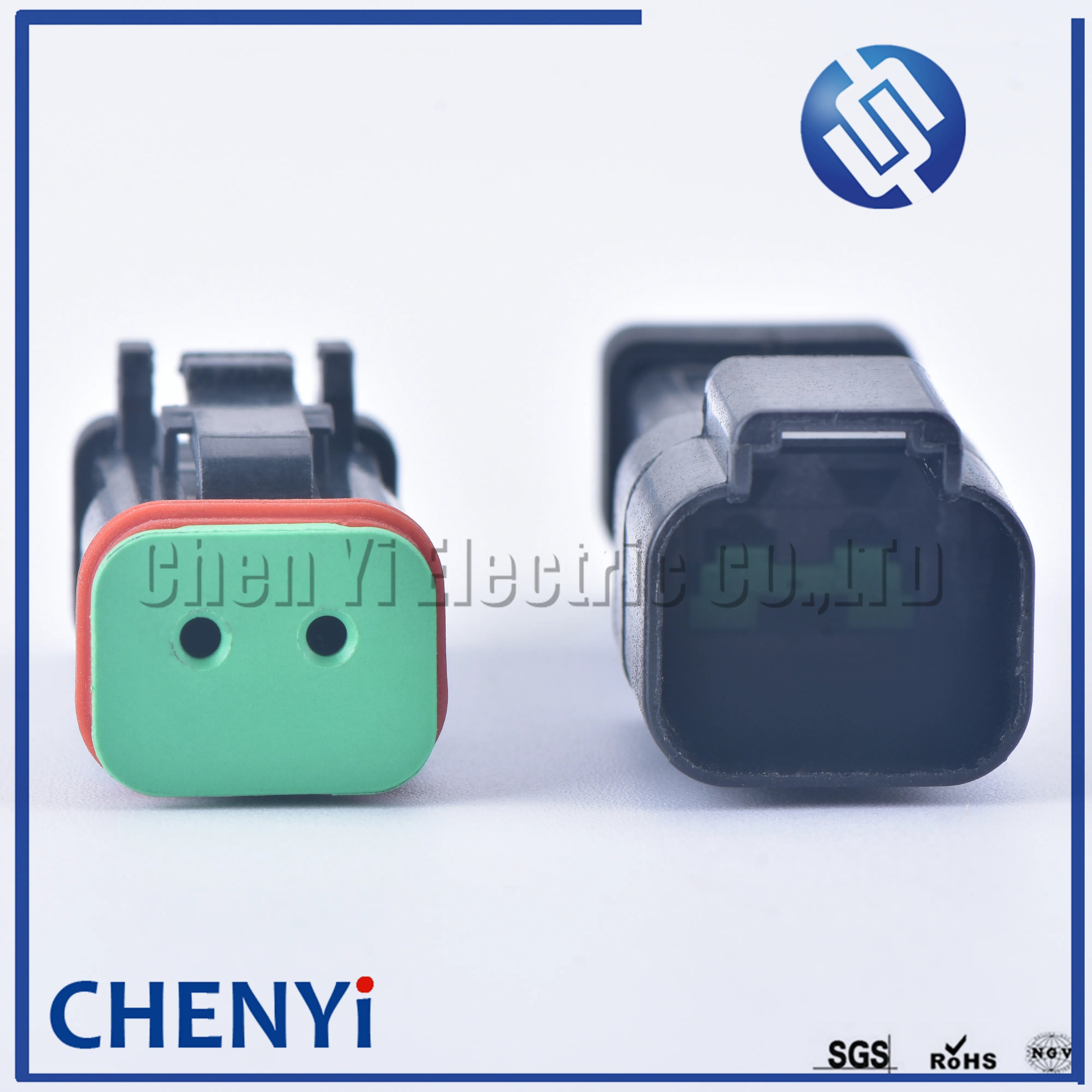 Black 2 Pin excavating machinery Heavy Industry Machinery headlight boom light Wire Harness Plug DT06-2S DT04-2P A B C D 4 types