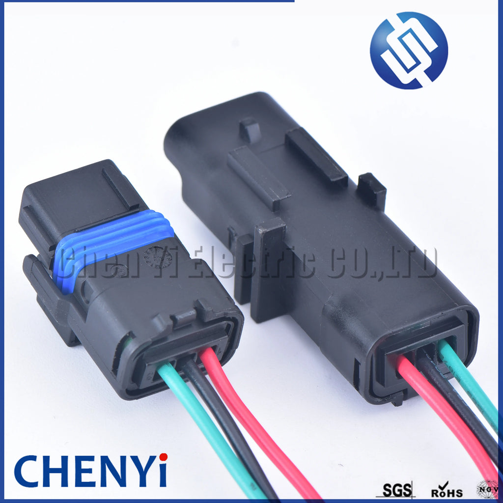 3 pin male or female waterproof automotive connector harness 211PL032S0049 211PC032S0049 For PSA Peugeot Citroen Headlight