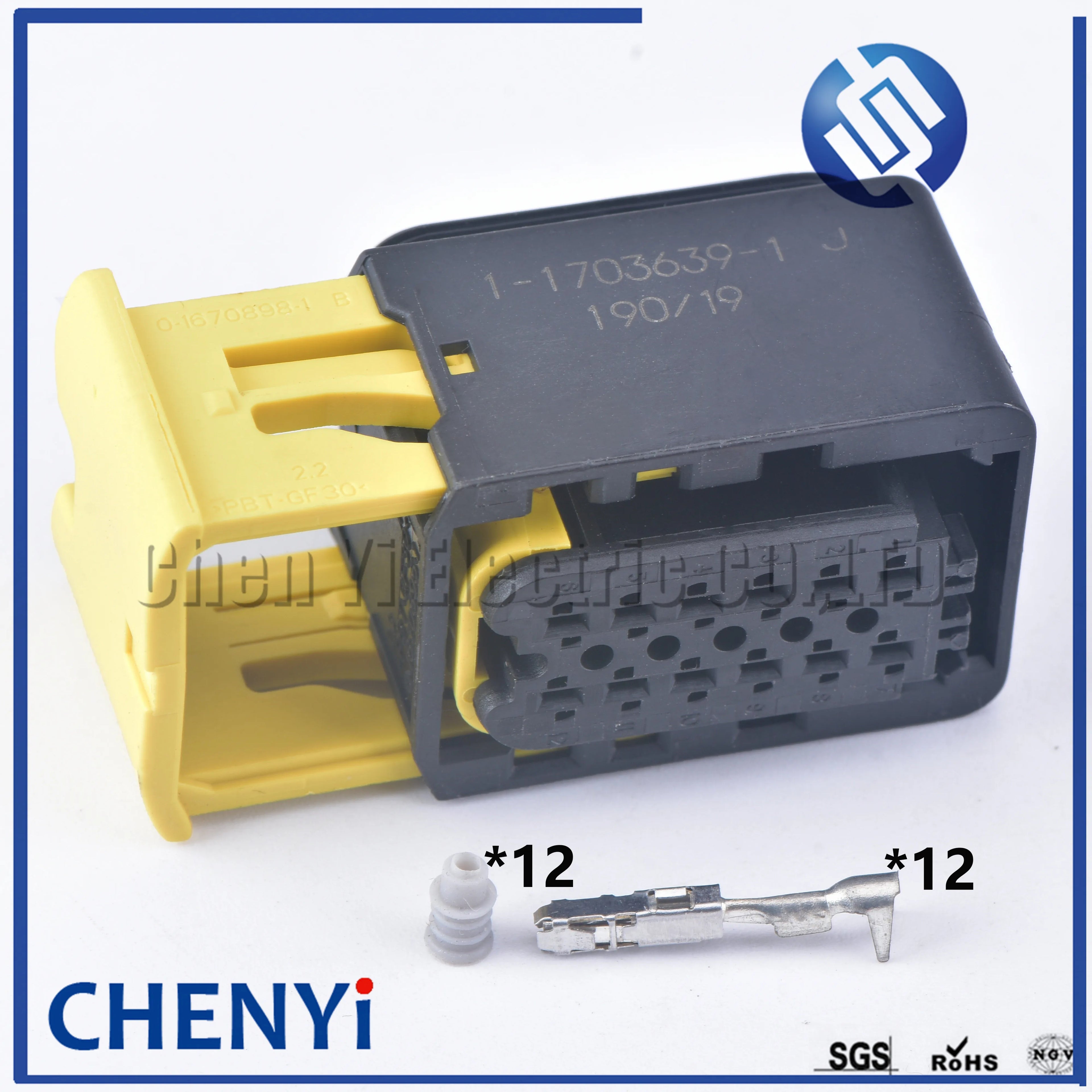 12 Pin Female or male Automotive Waterproof Wire Harness Wiring Connector plug 1-1703639-1 1-1564520-1 0-1670898-1 1-1564414-1