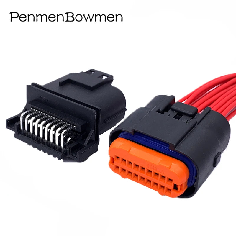 18 26 34Pin ECU Auto Computer Control System Plug Connector Wire Harness Needle Seat MX23A26SF1 MX23A34SF1 MX23A18SF1