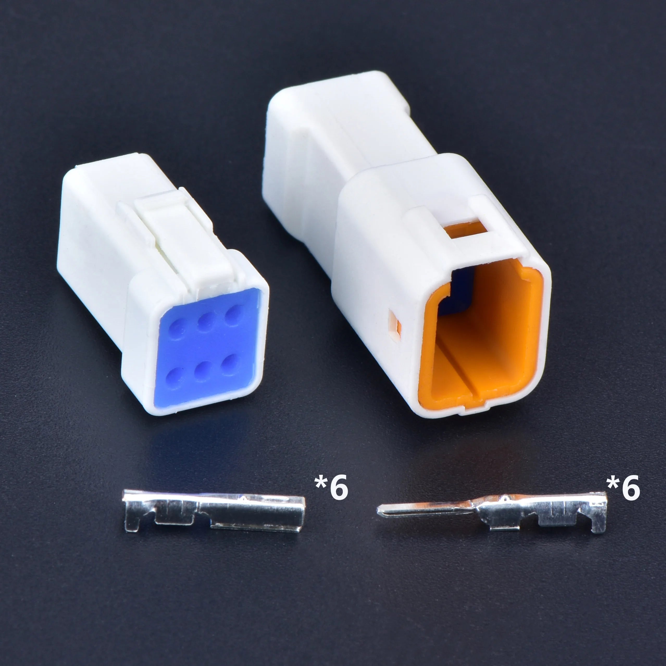 5 sets Automotive Waterproof Cable Connector 2 3 4 6 8 pin Male Female Butt Plug JWPF-VSLE-S 03R-JWPF-VSLE-S For JST JWPF type