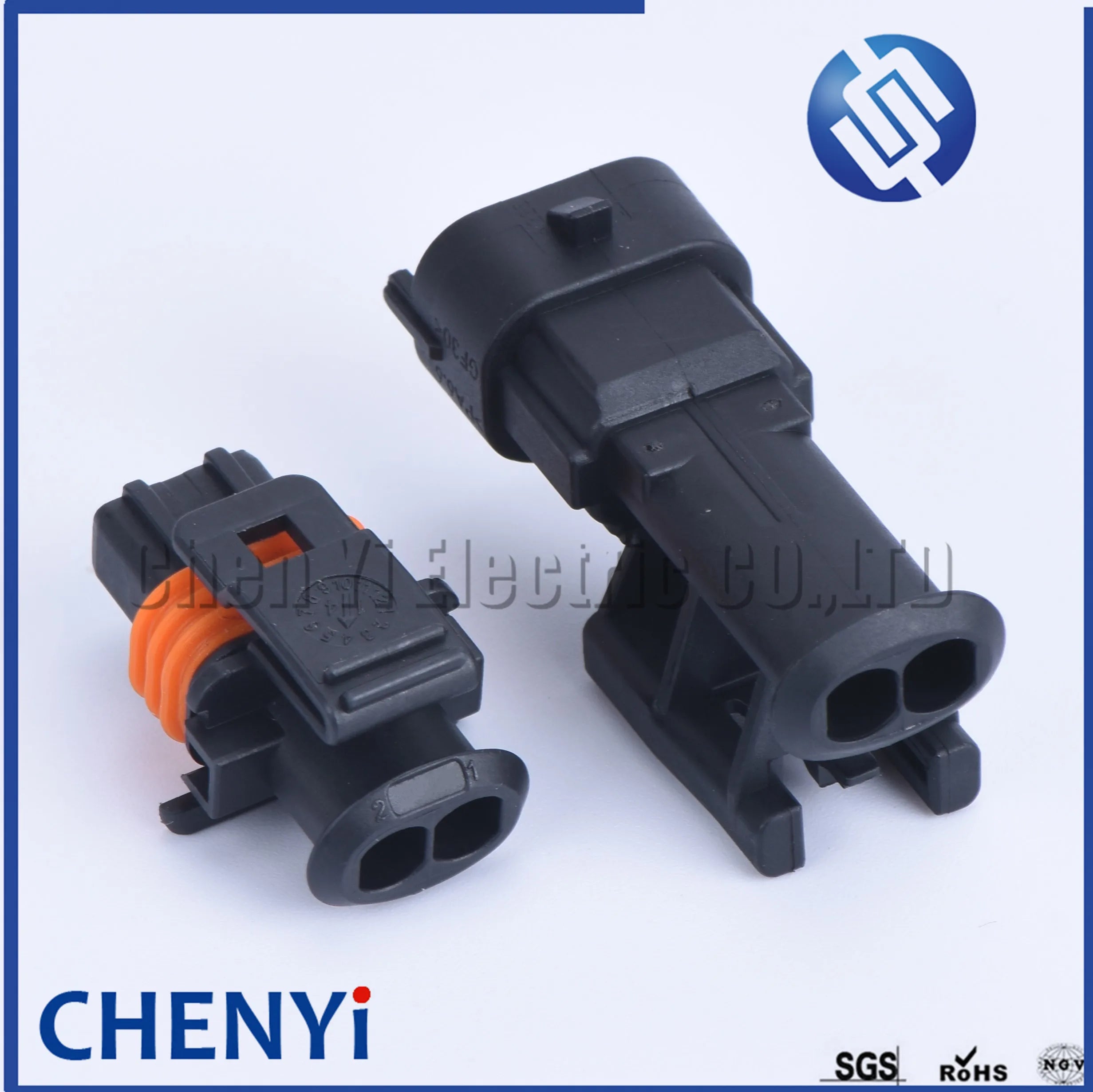 2 Pin 1928404072 1928403137 Male or Female Common Rail Diesel Injector Plug Automotive Connector