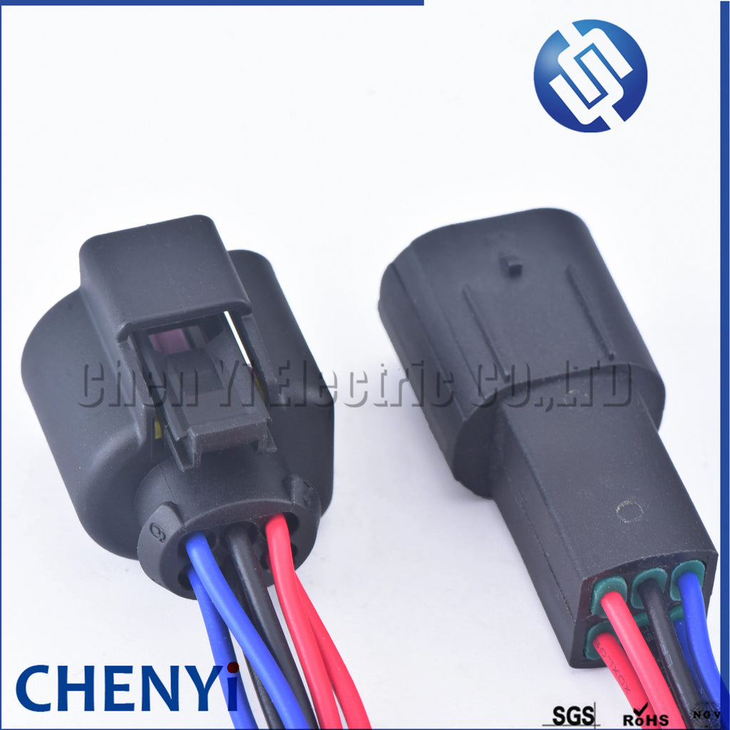 6 Pin auto waterproof plug Female (1.5) LSU 4.9 Wide Band Oxygen Sensor Connector 1928404669 4H0973713 4H0 973 713 with cable