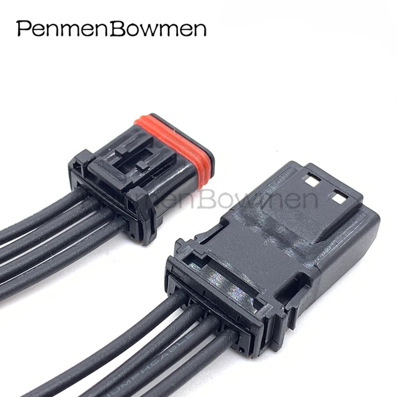 1 Set 4 Pin Auto Rearview Mirror Heating Electrical Connectors Waterproof Female Male Wire Harness Plug MX19004S51 MX19004P51