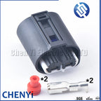 2 Pin Auto waterproof connector snail horn harness plug fog lamp connector 1-968642-1 1968643-1