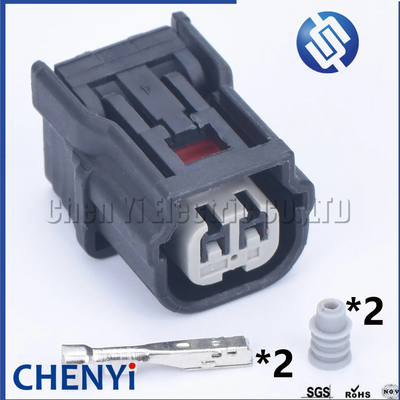 2 sets 2 Pin way HV 040 Male or Female Auto Connector ABS Sensor Plug Press Switch Ignition Coil For Honda 6189-7036 6189-6905