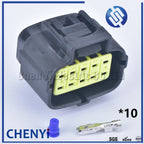 2 set 10 pin way male or female waterproof wire connector auto electrical plug conector 174655-2 174656-7