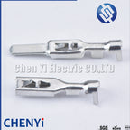 50 Pcs 2.8mm series pins H62 brass tinned Wiring copper terminals For Automotive connector DJ615A-2.8×0.8A 50290937 09441391