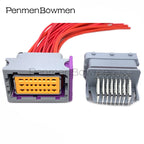 1 Set 24 Pin Auto FCI Oil Gas Computer Board ECU Electrical Cable Connectors Wire Harness Plug HCCPHPE24BKA90F 211PC249S0005