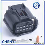 10 Pin 12380 6189-1134 6188-0696 Waterproof Automotive Socket radar sensor Distance Sensor Connector For Toyota 90980-12380