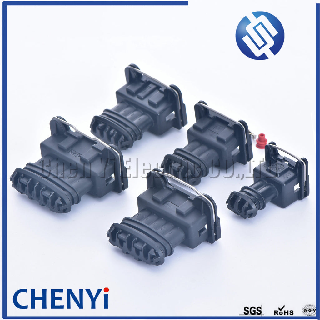 2 sets EFI 2 3 4 5 6 pin Fuel Injector Automotive waterproof connector EV1 282189-1 282191-1 282192-1 282193-1 282767-2