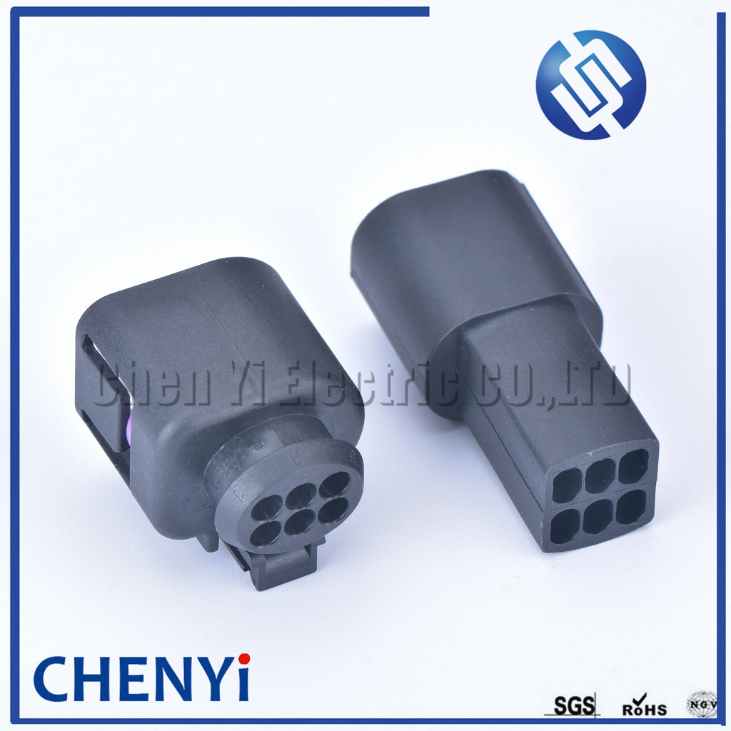 1 sets 6 Pin auto waterproof plug female or male(1.5) LSU 4.9 Wide Band Oxygen Sensor Connector 1928404669 4H0973713 4H0 973 713