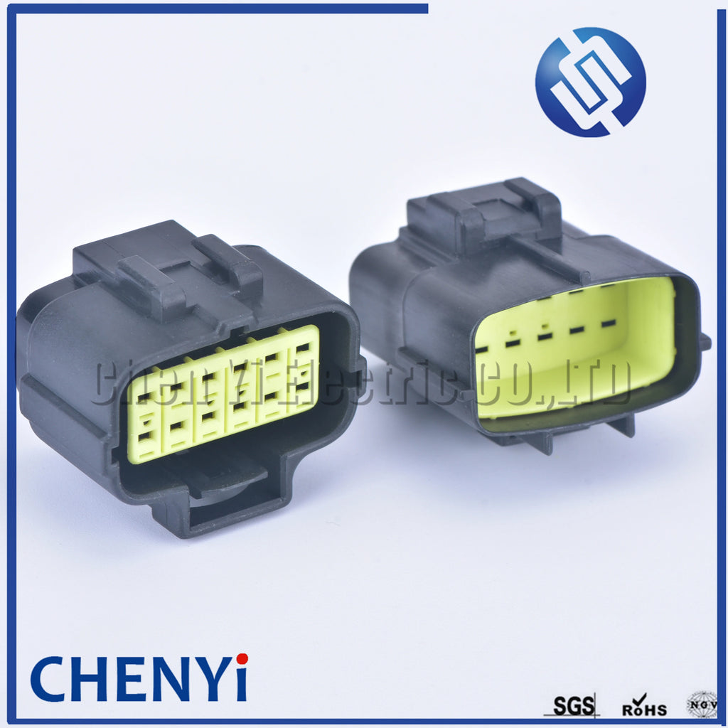 12 pin way male or female waterproof wire connector auto electrical plug conector 174661-2 174663-2 368537-1