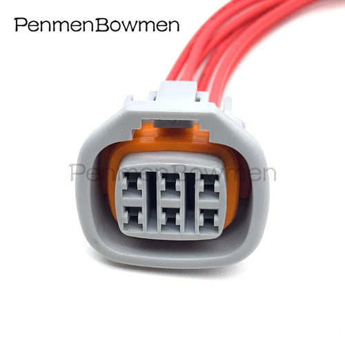 1 Set 6 Pin Car Ignitor Accelerator Throttle Pedal Electrical Connector Wire Harness Plug 6189-0029 90980-11144 for Toyota