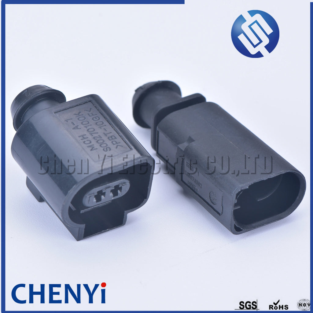 5 sets 2 Pin 1.5mm 1J0973802 1J0973702 male or female Auto Temp sensor plug deflation valve waterproof connectors 1J0 973 802